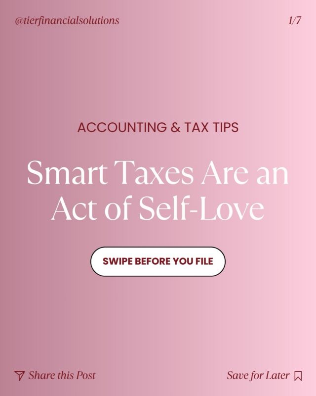 Self-love isn’t candles or wine 
It’s filing smart and keeping what’s yours 💸

Smart taxes are an act of self-love —
and TIER Financial Solutions has you covered this season.

💞 Cash Advance Loans available
💞 Audit Protection included
💞 Year-round support you can trust

Shoot us a text to get started
☎️ (713) 309-6846

#tierfinancialsolutions #taxseason #loveyou #finances