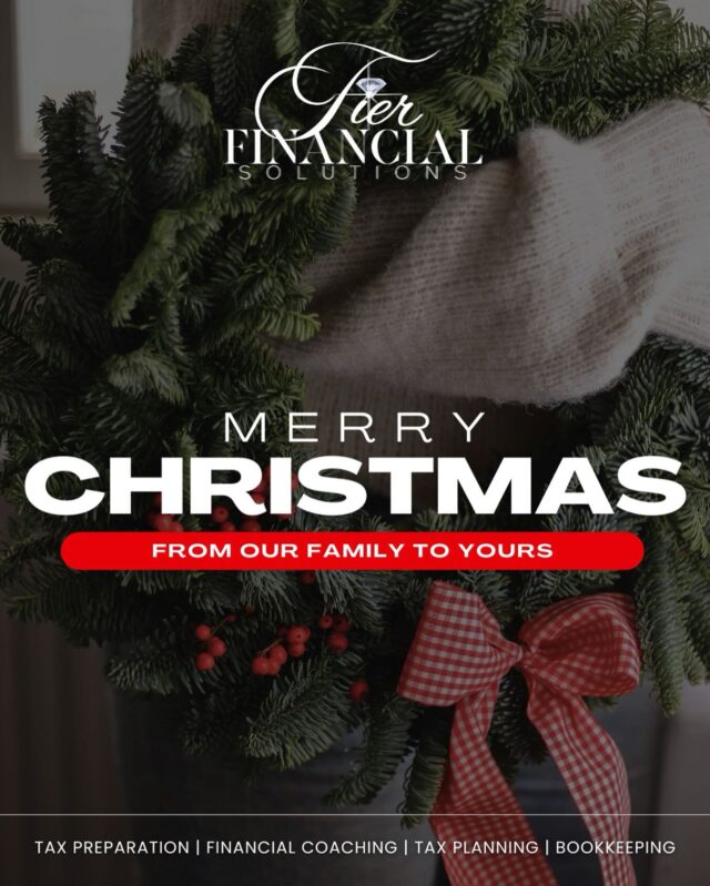 Merry Christmas from TIER Financial Solutions 🎄

May your holidays be filled with peace, clarity, and a vision for a financially stronger year ahead.✨

#happyholidays #tierfinancialsolutions